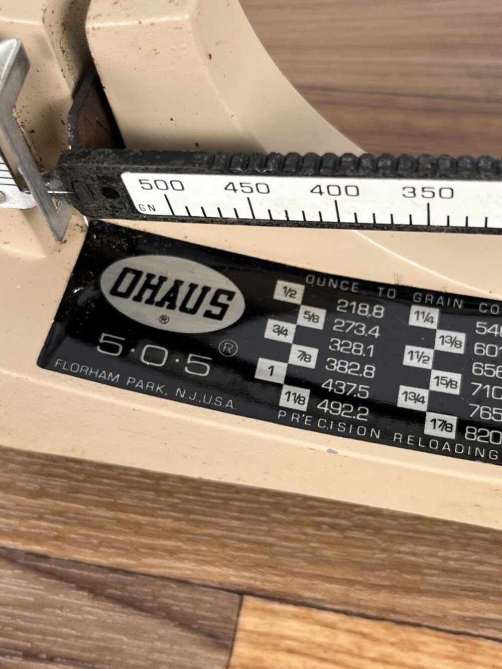 OHAUS 5.0.5 Precision Reloading Scale Ounce To grain Conversion - Picture 10 of 16